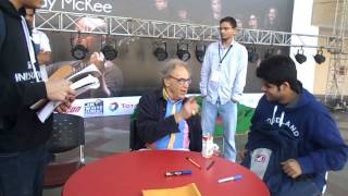 Walter Lewin at IITK about teaching physics [upl. by Ylremik]