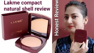 Lakme Radiance Compact Powder Review amp Demo  How To Use  Price  Natural Shell For Wheatish Skin [upl. by Atekahs207]