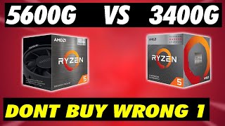 Ryzen 5 5600G vs Ryzen 5 3400G  Which One To Buy  Hindi [upl. by Garlinda]