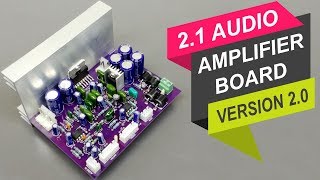 21 Audio Amplifier Board  Version 20  with TDA7377 IC DIY Hindi ELECTRO INDIA [upl. by Einniw]