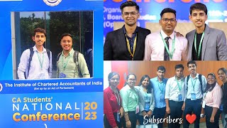 CA Students National Conference Delhi 2023 🔥  Day 1  ICAI Conference  Shubham Gupta [upl. by Whitelaw91]