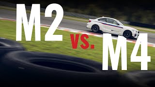 BMW M2 vs M4 track drive comparison [upl. by Vivie]