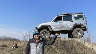 УАЗ на трепадорах Андрія Тонування userrf3es7bc9r onboard OFFROADBROTHERS [upl. by Narik390]