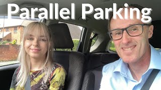 How to parallel park  Driving lesson with tips to correct [upl. by Rosmarin]