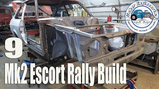 Mk2 Escort Rally Build Part 9  Sils and Floor [upl. by Mosby789]