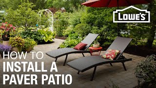 How To Design and Install A Paver Patio [upl. by Allenrac]