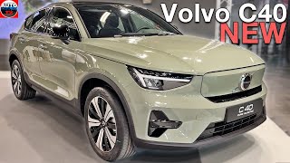 All NEW Volvo C40 Electric 2024  Visual OVERVIEW interior amp exterior [upl. by Yllut]