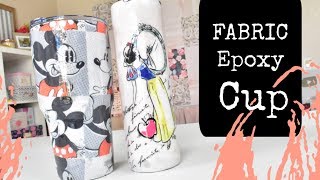 Mod Podge Fabric Tumbler [upl. by Amaty911]