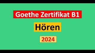 Goethe Zertifikat B1 Hören Modelltest mit Antworten am Ende  Vid  243 [upl. by Girovard]