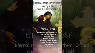 Prayer For Souls In Purgatory Prayer Card [upl. by Ames974]