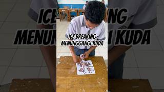 Buatlah gambar menunggangi kuda tersebut jadi benar icebreaking [upl. by Oiludbo]