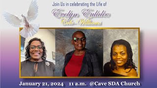 Evelyn Eulalee Cole Williams Memorial Service [upl. by Eiramassenav183]