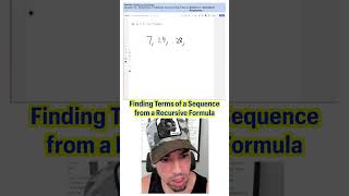 Finding Terms of a Sequence from a Recursive Formula [upl. by Thamos677]