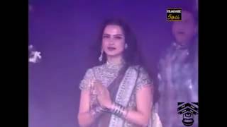 50th FilmFare m Rekha k Sath Jabardasti Dance [upl. by Aicenra464]