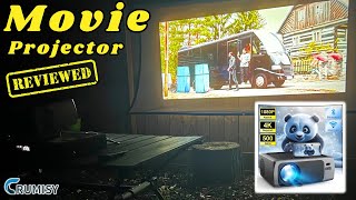 Amazon Outdoor Movie Projector WiFi and Bluetooth  SetupReview [upl. by Marzi]