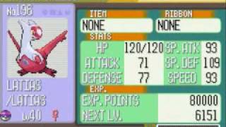 Pokemon Sapphire Walkthrough Part 72 How To Catch Latias  Latios [upl. by Naawaj]