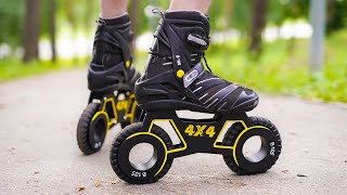 Handmade Insane Hubless Roller Skates [upl. by Jolanta900]