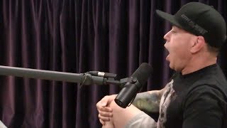 Eddie Bravo Slips His Meniscus Live on JRE [upl. by Ardnahcal]