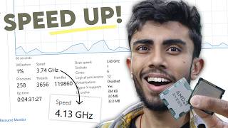 Finally Overclocking My CPU⚡️Boost UP CPU Speed For Free Make Your Windows 10 amp 11 Fast 🤩 [upl. by Lorelei]