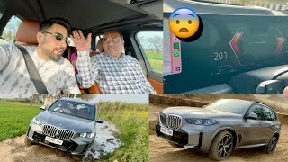 Almost Crashed at 200kmhr 😨 Papa Does BMW SPEED Test  BMW X5 buri Tarah Fass Gayi 😭 [upl. by Enelehcim793]