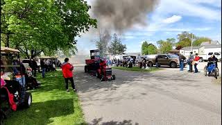 Diesel Garden Tractor Pull Shipshewana Indiana [upl. by Crockett]