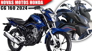 Rodolfinho da Z Testando HONDA CG 160 FAN 2024 [upl. by Nnylear197]