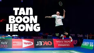 Fastest Smasher in Badminton  TAN BOON HEONG  Badminton Smash HD [upl. by Meehar]