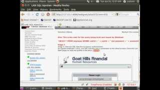 WebGoat 53  Stage 3  Numeric SQL Injection [upl. by Yeltihw]