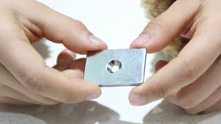 Daily record 0032024 Square countersunk hole magnet [upl. by Alel]