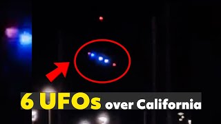 BREAKING 6 UFOs spotted in Southern California [upl. by Negris]