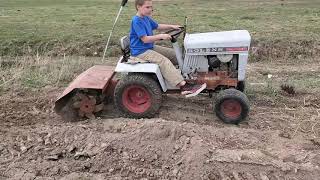 Bolens 1257 Garden Tractor test with rototiller [upl. by Athelstan]