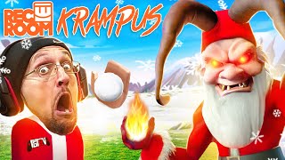 Rec Room Christmas Games Snow Ball Fight amp Tube Racing FGTeeV [upl. by Halvaard]