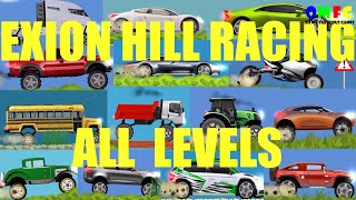 Exion Hill Racing  All Levels Completed  Full Game  Unlocked All Cars [upl. by Eedak]