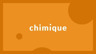 Qu’estce que le génie chimique [upl. by Rednaeel]