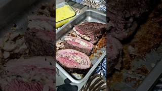 Picanha recheada 🥩 Pode assar na churrasqueira ao invés do forno receitasrapidas picanha [upl. by Muire]