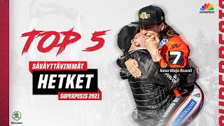 Top 5 säväyttävimmät superpesishetket kaudella 2021 [upl. by Halac]