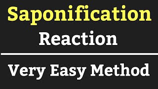 Saponification Reaction with Mechanism in Hindi  Very Easy Method  Chemistry Academy [upl. by Ulick358]