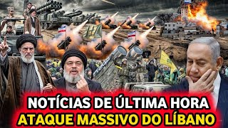 Netanyahu Chocado Hezbollah Lança Ataques Implacáveis [upl. by Quarta]