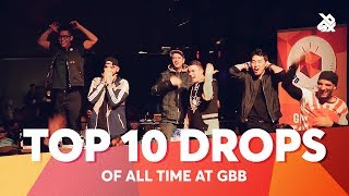 TOP 10 DROPS 😱 Grand Beatbox Battle ALL TIME [upl. by Merlina]