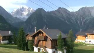 Baergblick Chalet Rosswald Switzerland View [upl. by Stormi]