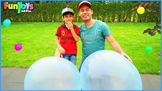 Bubble Wubble Inflatable Ball for Kids with Jason [upl. by Nivaj]