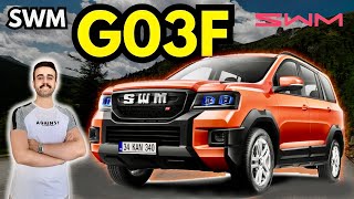 EN UCUZ 7 KİŞİLİK SUV SWM G03F 2024 [upl. by Yasmar]