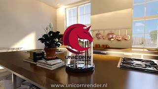 Unicorn Render STUDIO Tutorial 01c FBX import Alternatief voor renderworks [upl. by Gamin594]