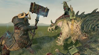 Kholek Suneater VS Dread Saurian Battle Testing Total War Warhammer 2 [upl. by Kecaj271]