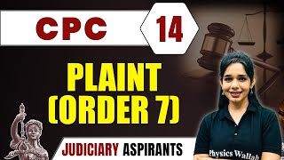 CPC 14  Plaint Order 7  Major Law  Judiciary Exam Preparation [upl. by Ellenehc]