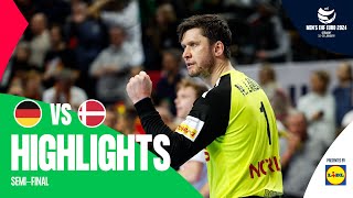 Big final incoming  Germany vs Denmark  Highlights  Mens EHF EURO 2024 [upl. by Spencer]