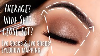 Eye Makeup For YOUR Eye Shape  Eyebrow Mapping Placement Theory [upl. by Noeruat570]