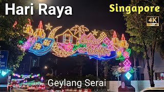 Light Up Drone Show amp Big Bus Tour  A Spectacular Hari Raya 2024 Experience in Geylang Serai [upl. by Ahusoj]