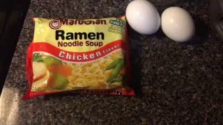 How to make Ramen Noodles with Egg [upl. by Ynagoham]