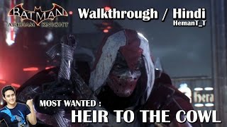 Batman Arkham Knight PS4 Heir to the Cowl Azrael  Hindi Walkthrough  Gameplay [upl. by Feune]